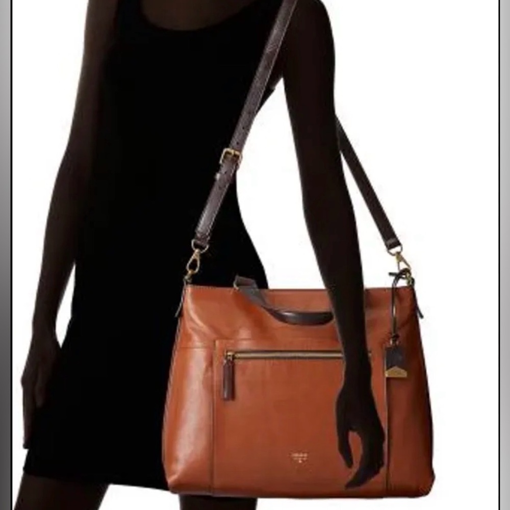 Fossil Vintage Vickery Medium Leather Bag